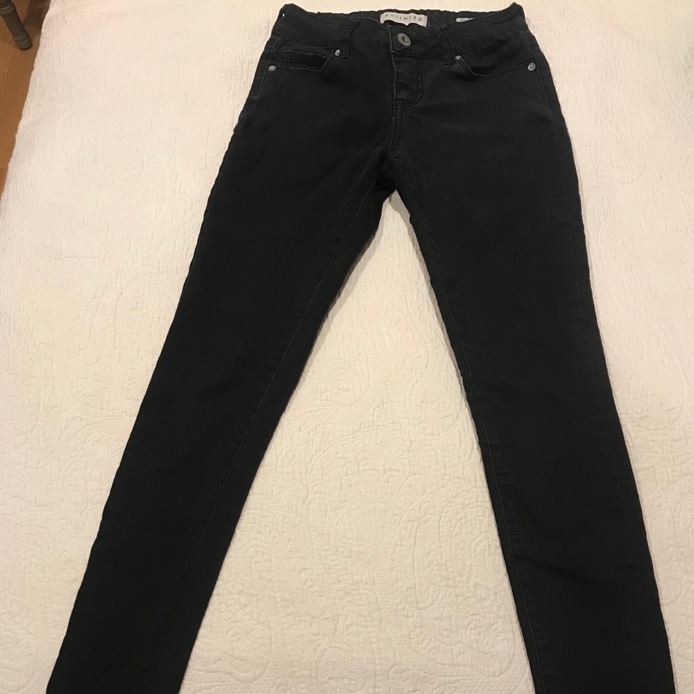 Skinny black jeans Bullhead